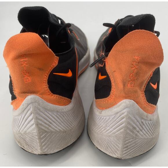 Nike Exp X14 SE men size 11.5 just do it Gray Orange Running Sneakers AO3095 - Picture 4 of 6